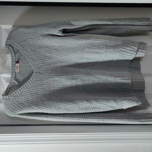 SO perfectly soft size Large silver sweater. Sparkles throughout the top.